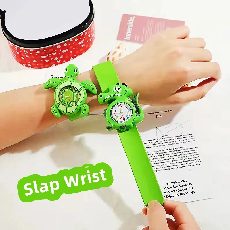 Child Learn Time Clock Toys Life Waterproof Children\'s Watches with Spare Battery Kids Quartz Wristwatches for Boys Girls Gifts