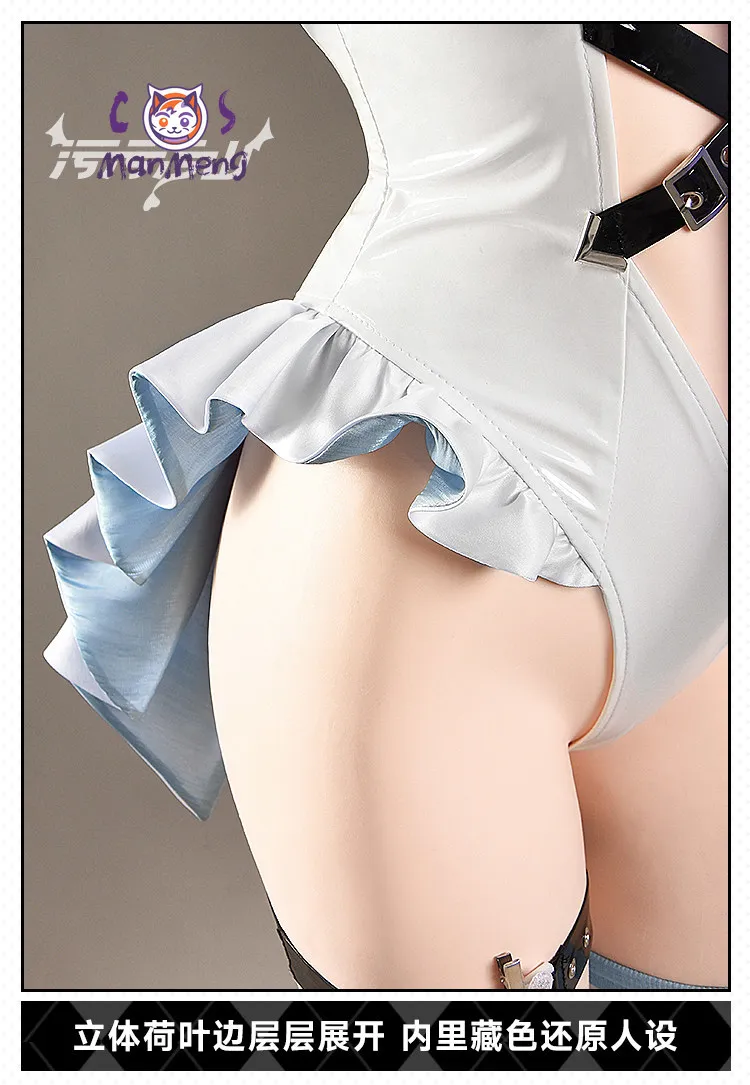 USS Anchorage Anime Azur Lane Cosplay Costume Game USS Anchorage Sexy Party Dress Women Game Halloween Rabbit girl jumpsuit view 6