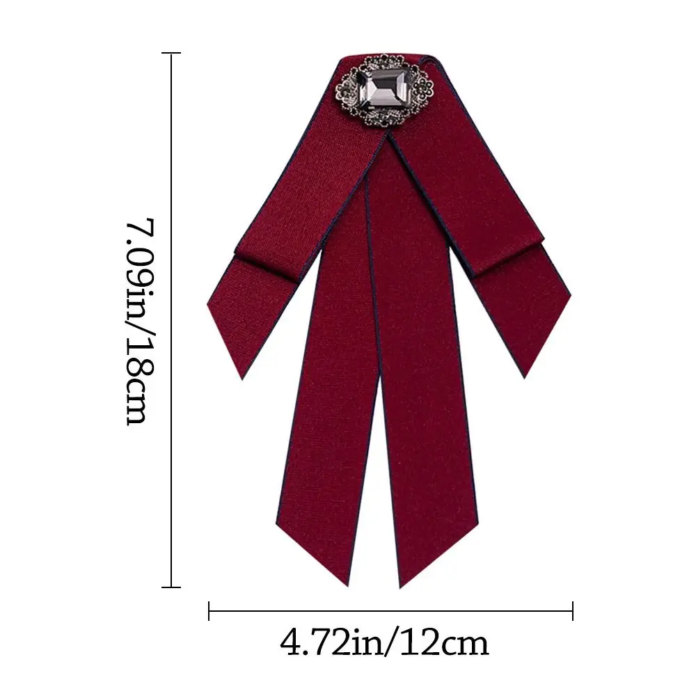 Модный галстук-бабочка из сплава со стразами, украшение на шею, броши с бантом, ювелирные аксессуары, галстук-бабочка для свадебной вечеринки для подружки невесты