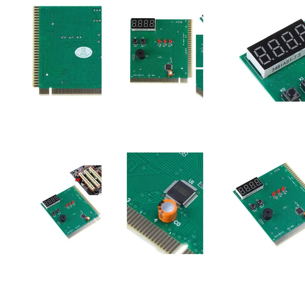 PCI & ISA Motherboard Tester Diagnostics LCD 4-Digit Debug Post Card