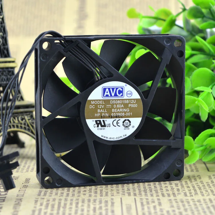 ORIGINAL DS08015B12U 808015 12V 0.60A COOLING FAN PWM