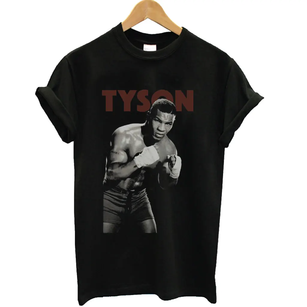 Boxing Champion Mike Tyson Heavyweight Boxer T-Shirt. Summer Cotton Short Sleeve O-Neck Mens T Shirt New S-3XL