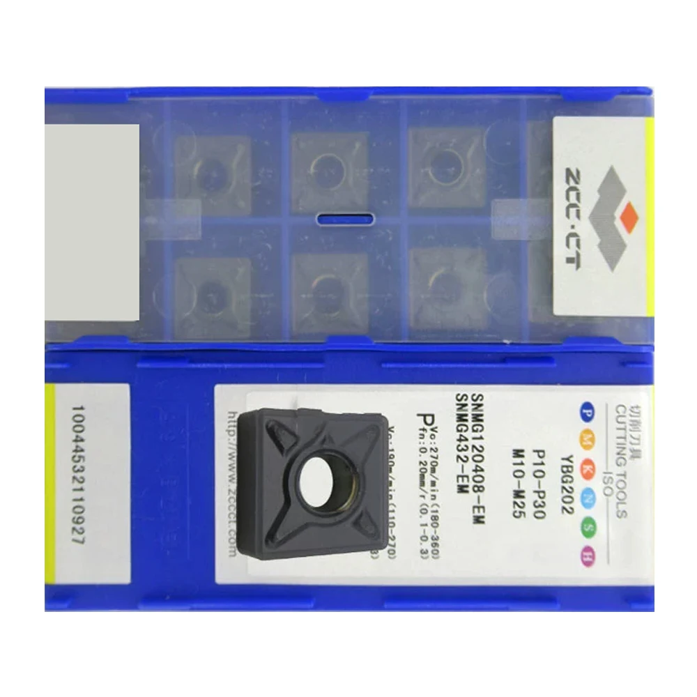 

HUAZHICHUN SNMG 120408 EM YBG-202 Твердосплавный токарный станок с ЧПУ, вставки для токарной обработки резьбы для держателя инструмента для токарной обработки резьбы