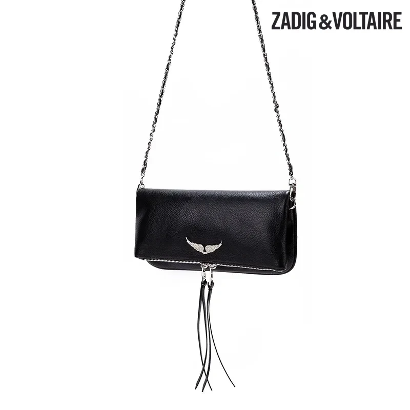 ZADIG & VOLTAIRE Fashion Women Bags Genuine Leather Woman Shoulder Bag Chain Women Leather Handbags Women Messenger Bags