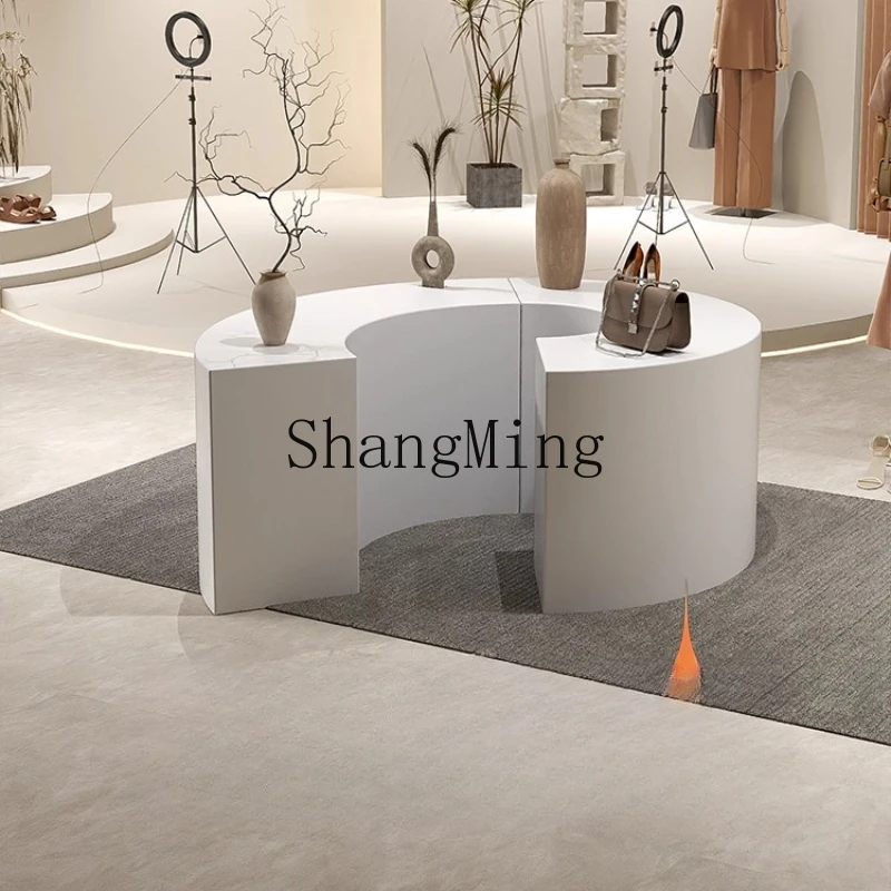 FG good-looking Nakashimadai Combination Clothing Store Display Table Display Table Painting Women's Clothing Store Middle Table