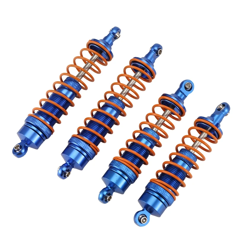 

X18A-4Pcs Metal Front And Rear Shock Absorber For Traxxas Slash Rustler Stampede Hoss 4X4 VXL 1/10 RC Car Upgrade Parts