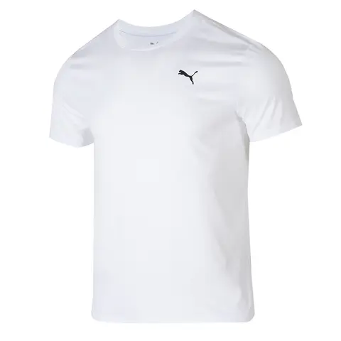 Puma Men's Sportswear Running Fitness Half-Sleeved Breathable Casual Wear Round Neck Top T-Shirt 527344-02