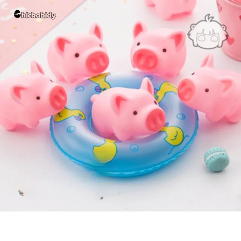 10Pc Cute PigDecompression VentingStress Relief Toys for BoyGirl Birthday Party FavorsPinata Filler Carnival KidsParty Gift