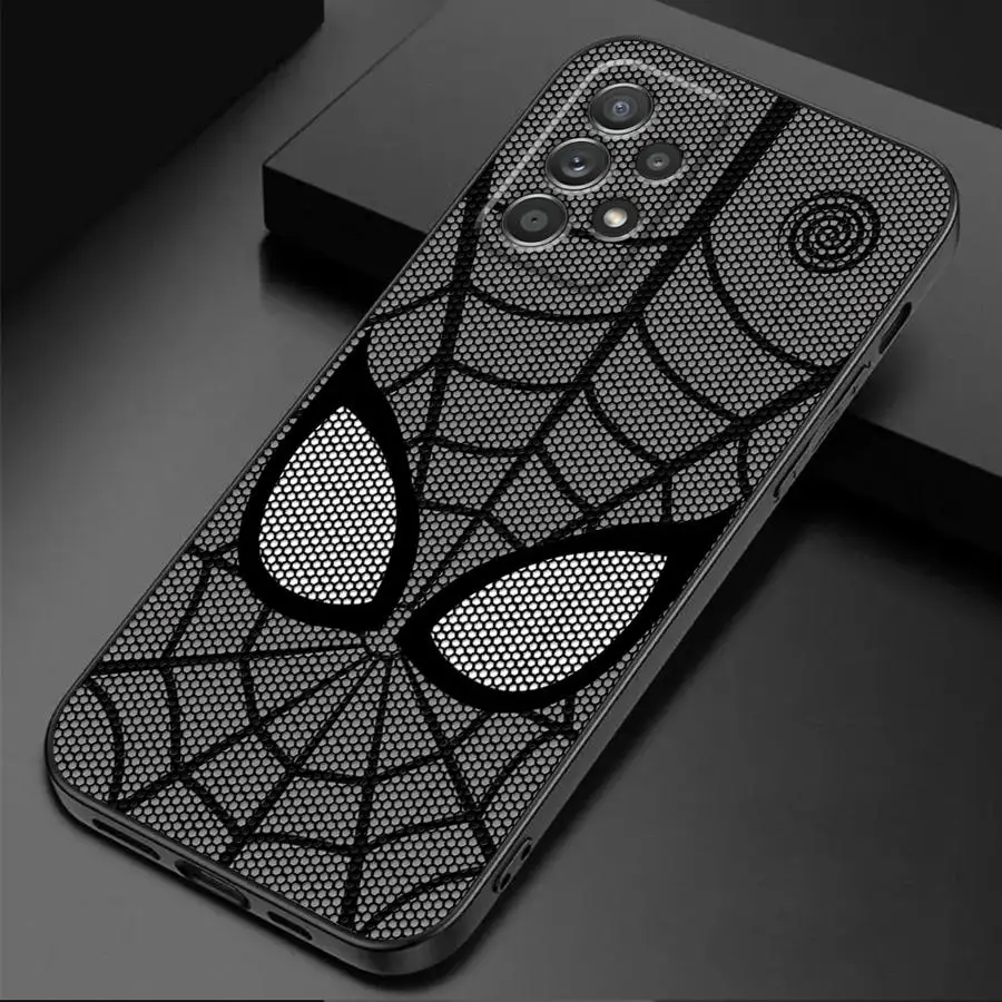 Marvel Sipiderman Logo Phone Case for Samsung Galaxy A54 A53 A16 5G A55 A72 4G A71 A52 A52s A51 5G A70 A70s A21s A41 A31 Cover