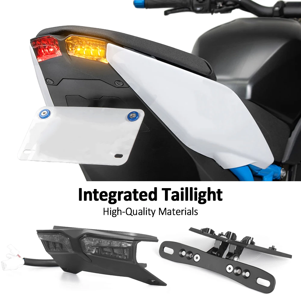 

2023 2024 2025 GSX 8S Tail Tidy Fender Eliminator Kit For Suzuki GSX-8R GSX-8S GSX8R GSX8S License Plate Bracket LED Turn Signal