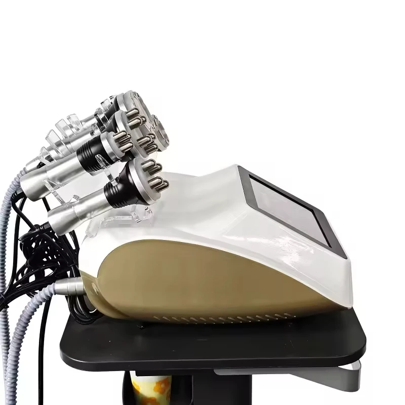 7 in 1 Strong Power 500W 40hkz Cavitation 5MHZ Multipolar Body Shaping and Slimming Radiofrequency Machine