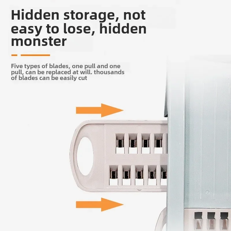 قطاعة ماندولين للمطبخ 7 في 1 قطاعة طعام ماندولين، مبشرة البطاطس/الجبن/الخضار/الجزر/الخيار