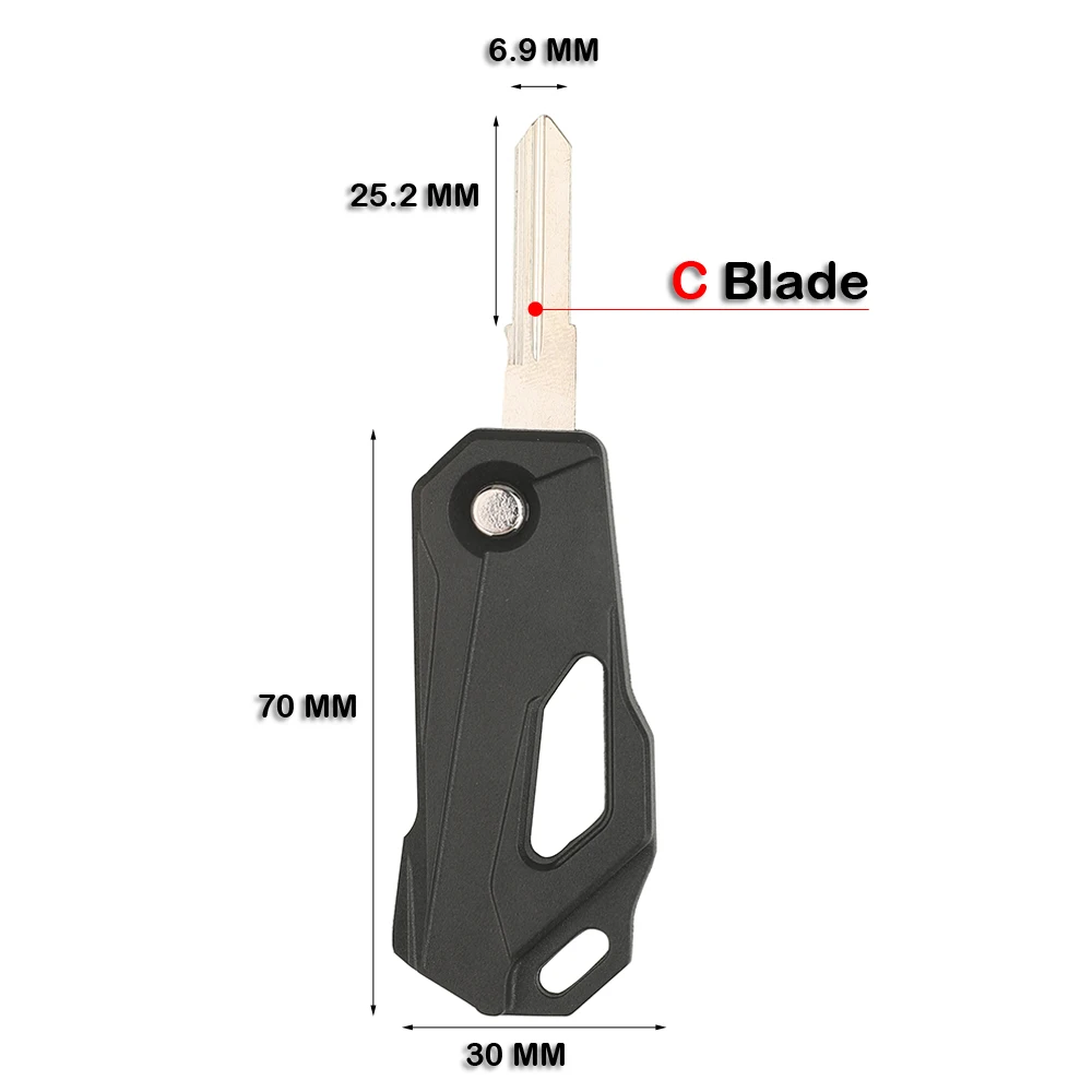 Replace Moto Key For Honda Yamaha Suzuki Pulsar Hero YAMAHA PIAGGIO HARLEY KTM VICTORY BMW DUCATI Bombardier Triumph Kawasaki view 4