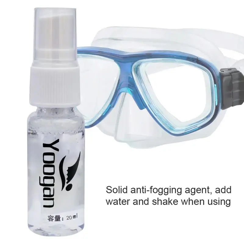 Diving Goggles Solid Antifogging Agent Add Water To Shake When In Use For Swim Goggles Diving Mask Glass Lens Cleaner Spray