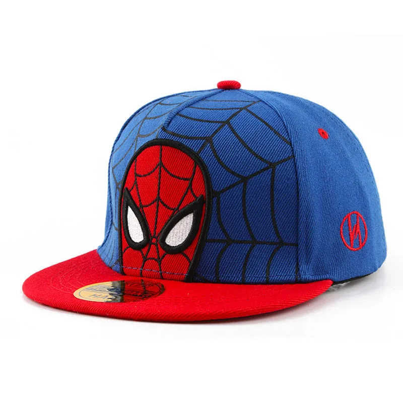أنيمي الكرتون سبايدرمان القبعات للأطفال قبعة بيسبول Snapback الهيب هوب قابل للتعديل قبعات هدية عيد ميلاد الكرتون الملحقات لمحبي