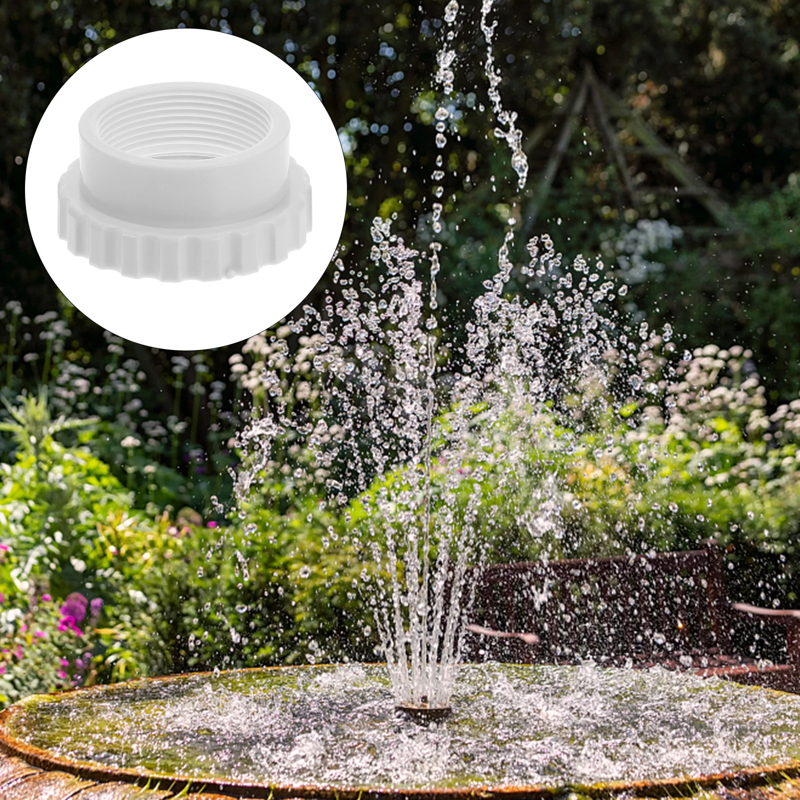 

Pipe Adapter Connector for Pool FountainDurable Plastic Garden Pond Supplies Above Ground Inground Pools Adapters
