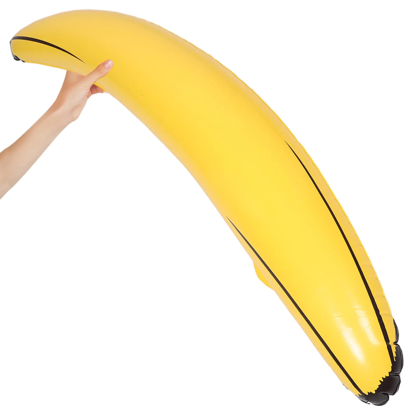 1 قطعة 145 سنتيمتر العملاق نفخ الموز الأصفر بركة تعويم للحزب الديكور كرنفال ألعاب الشاطئ فوتوبوث الدعائم نفخ الفاكهة #1
