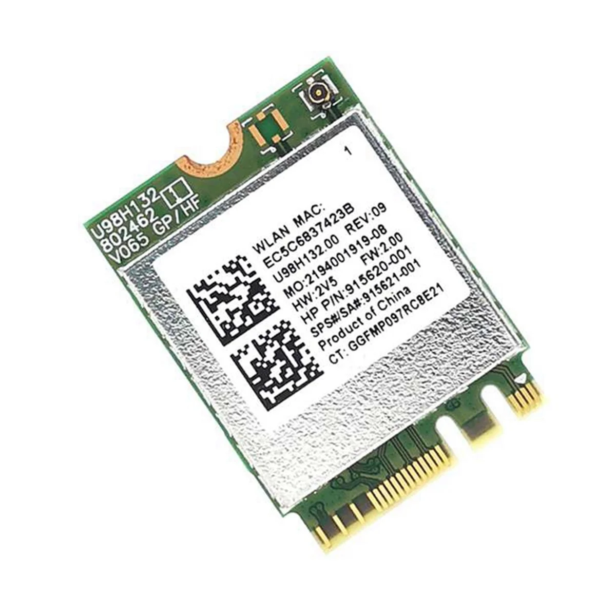 RTL8821CE 802.11AC 1X1 Wi-Fi + BT 4.2 kartu adaptor Kombo SPS 915621-001 kartu Netowrk nirkabel untuk Hp ProBook seri 450 G5