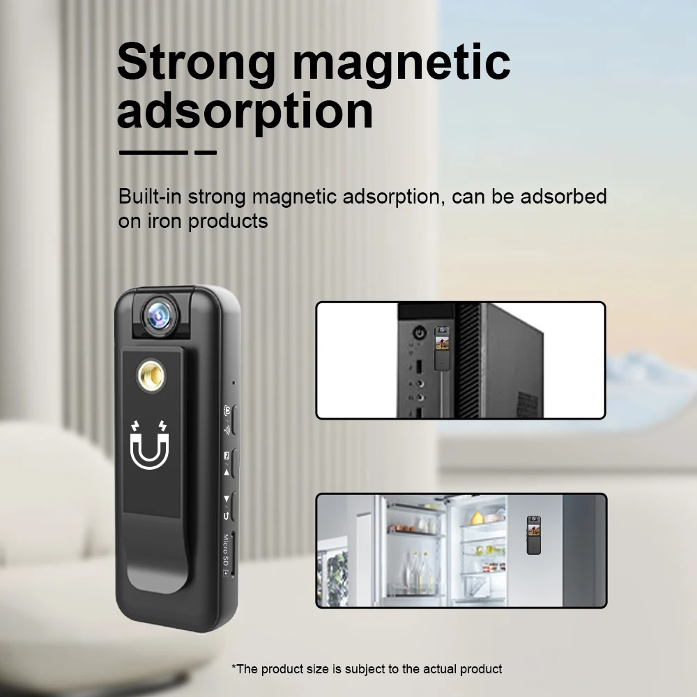 Action Camera 1080p Sport Camera Body with Rotatable CMOS lens Wireless WiFi Hotspot Back Clip DV Recorder Camcorder Outdoor