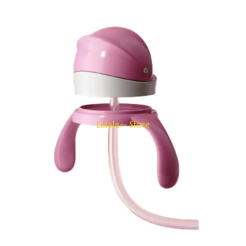 

Y4QA Infant Bottle Travel Straw Lid Round-Caliber Feeding Bottle Handle for Pigeon