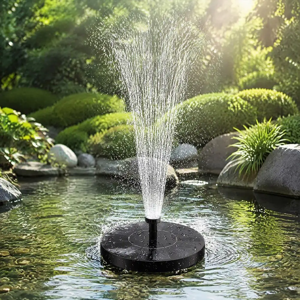 Solar Powered Water Fountain Floating Fountain for Bird Bath Solar Fountain Pump for Bird Bath Floating Solar Water