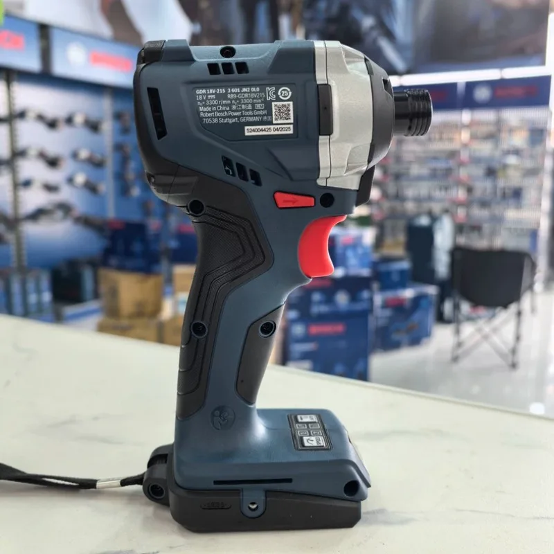 BOSCH GDR 18 فولت-215 سائق تأثير لاسلكي 18 فولت المهنية فرش تأثير الحفر 1/4 "أدوات كهربائية مسدس داخلي GDR18V-215 #6