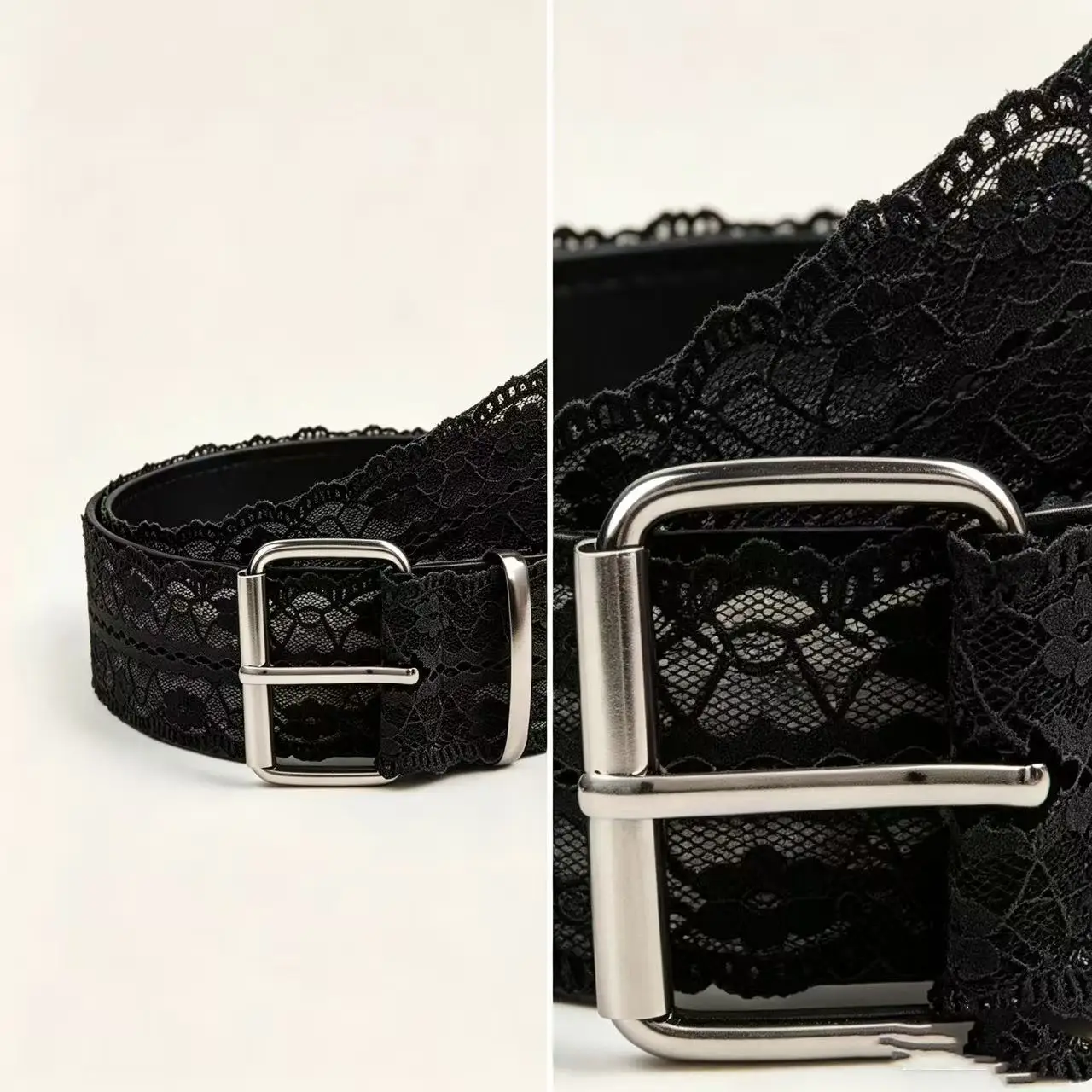 Beautiful Lace Waist Belt Leather Decor Accessory Gift Lace Waistband White Floral Casual Waist Strap Fashion Accent for Women