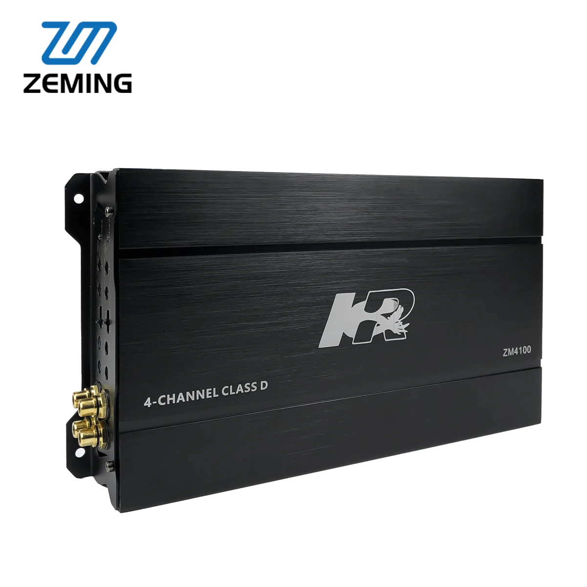 Zeming D4100 4 Channel Car Amplifier High Power 4*100W Class D Car Amplifier for Car Audio Speaker System