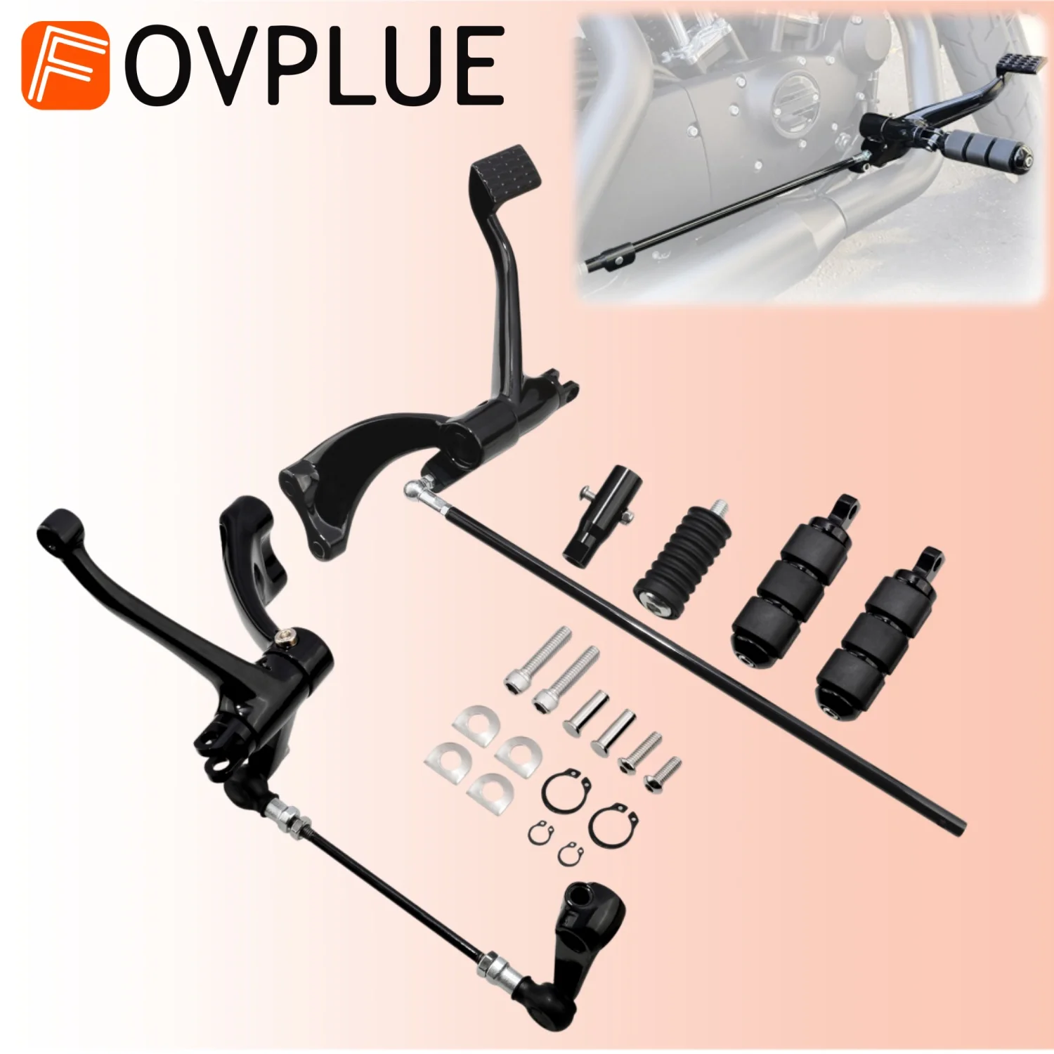 

Motorcycle Forward Control Kit Footpeg Bracket Support Brake shift levers kit For Harley Sportster XL883N XL883 2014-2022 XL1200
