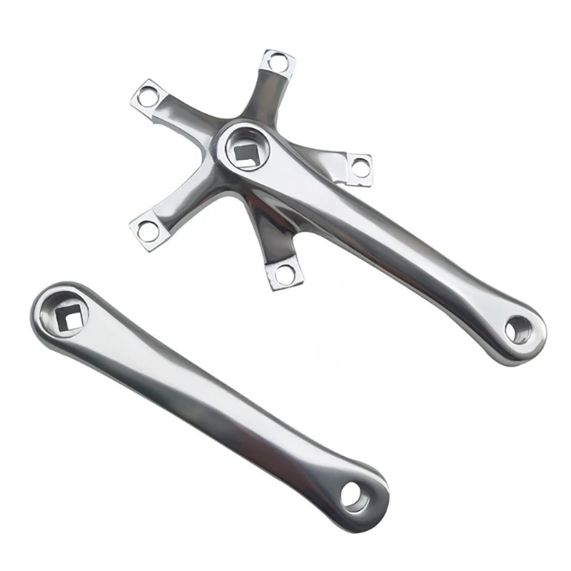 Bicycle road bike folding car 170mm single disc double disc crank leg five-claw crank repair BCD130mm