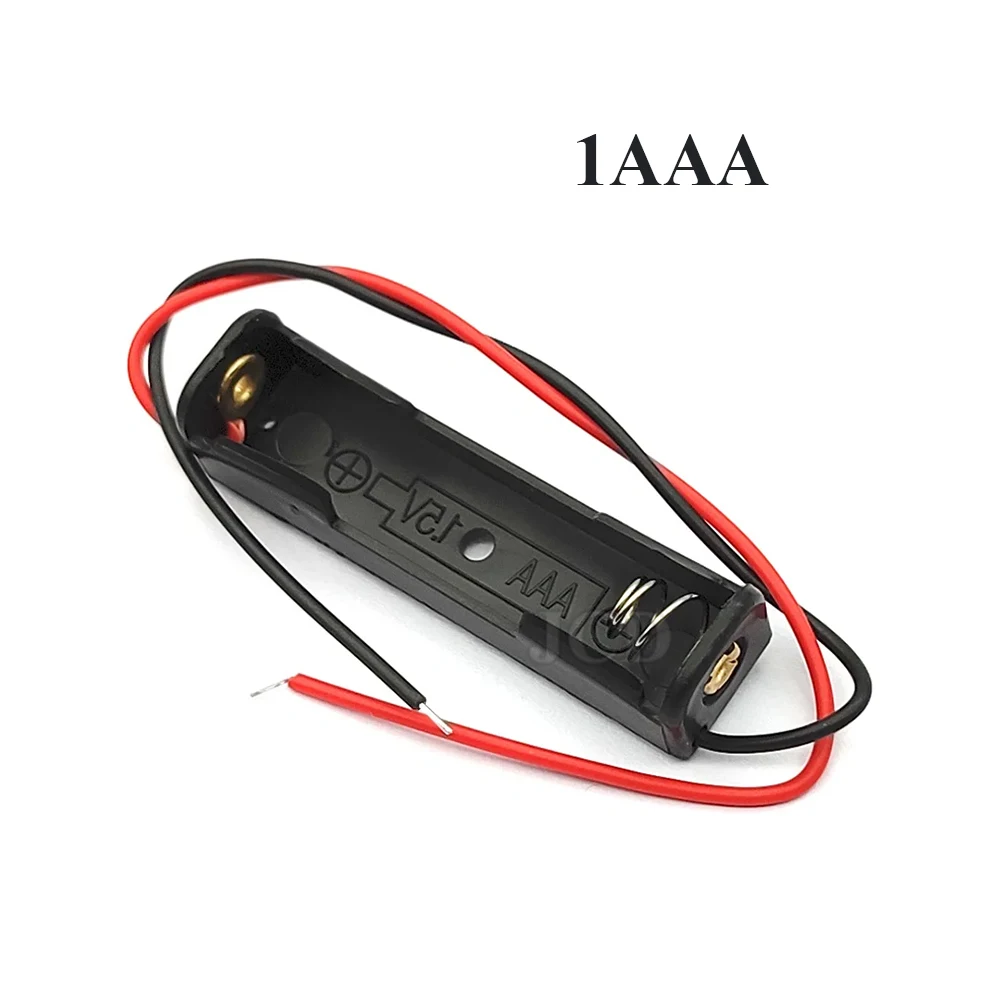 1/2/3/4 Slot AAA Battery Case Battery Box AAA Battery Holder With Leads With 1 2 3 4 6 8 Slots AAA drop shipping 1.5V