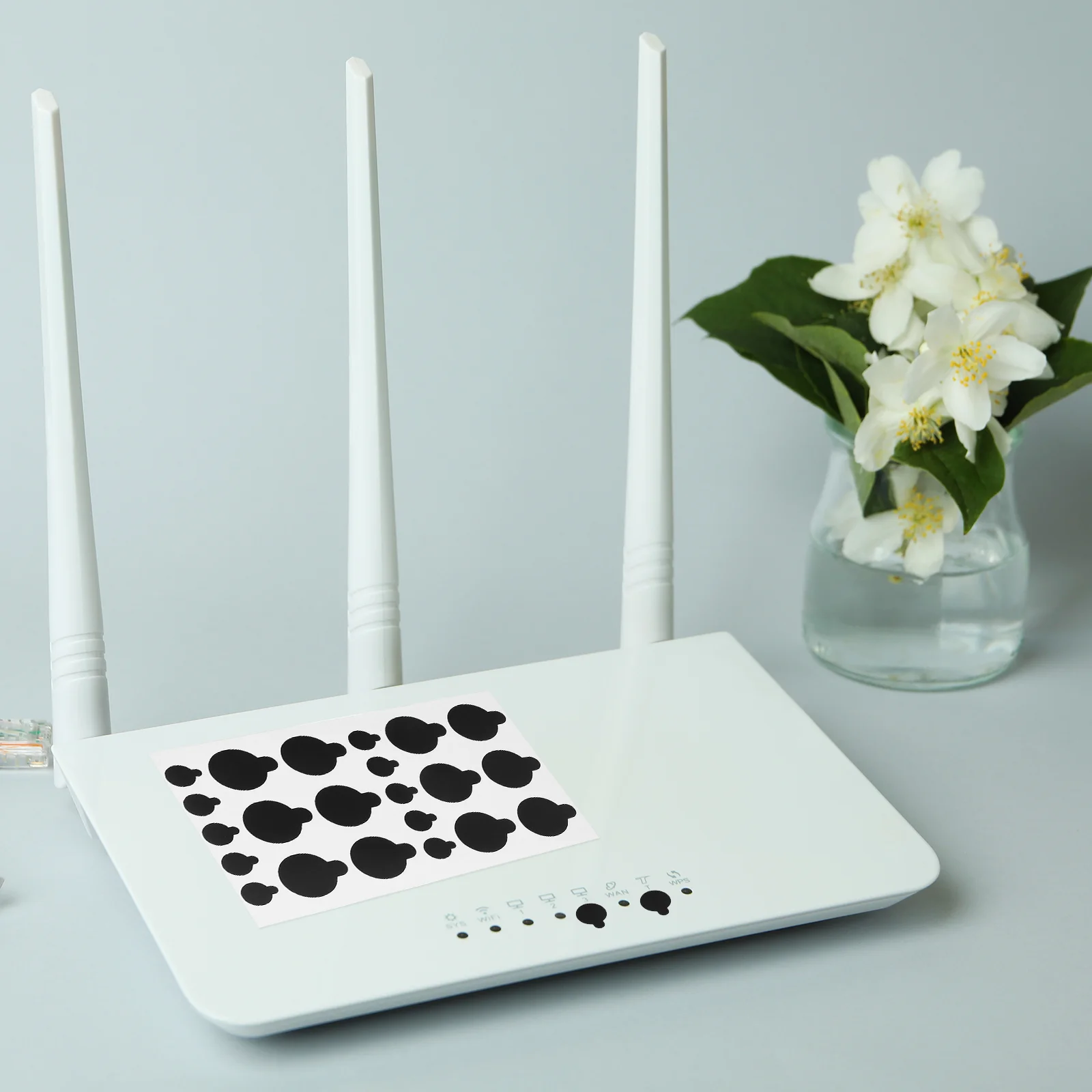 สติ๊กเกอร์ 10 แผ่น Blackout สําหรับกล้องอิเล็กทรอนิกส์ลดแสงแรเงากาวตนเอง