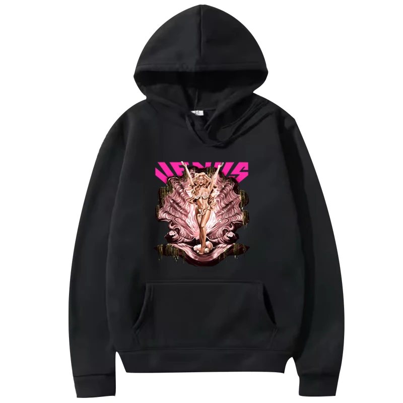 

Lady Gaga fashion funny classic hoodie men women vintage cool Long sleeve Sweatshirt with print Graphics oversized hoodie unisex