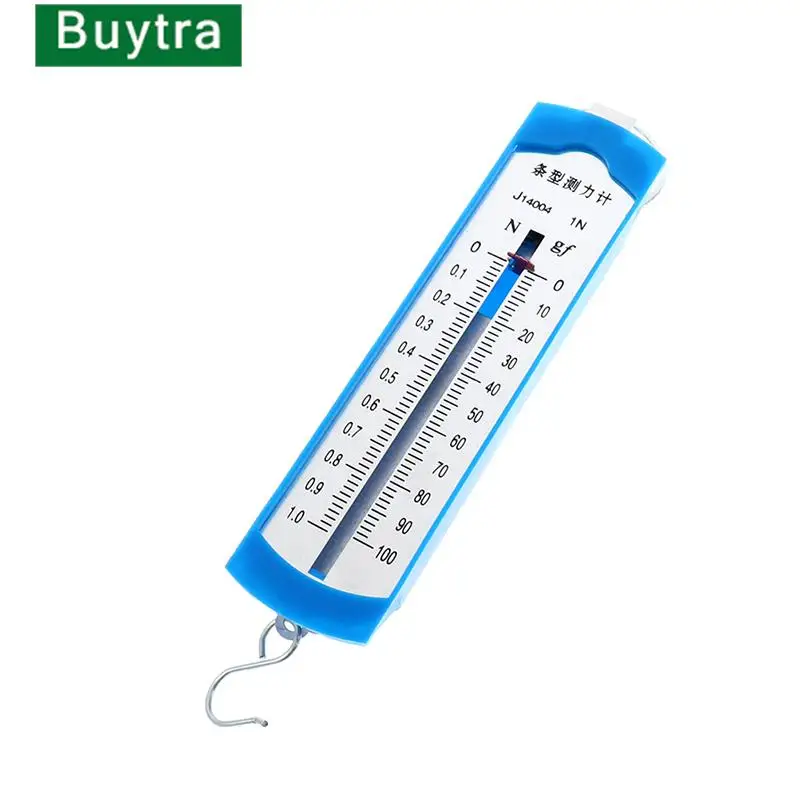 1N Spring loaded Thrust Meter Lab Dynomometer Springs Balance Newton Force Spring Scale Student Mechanics Experiment