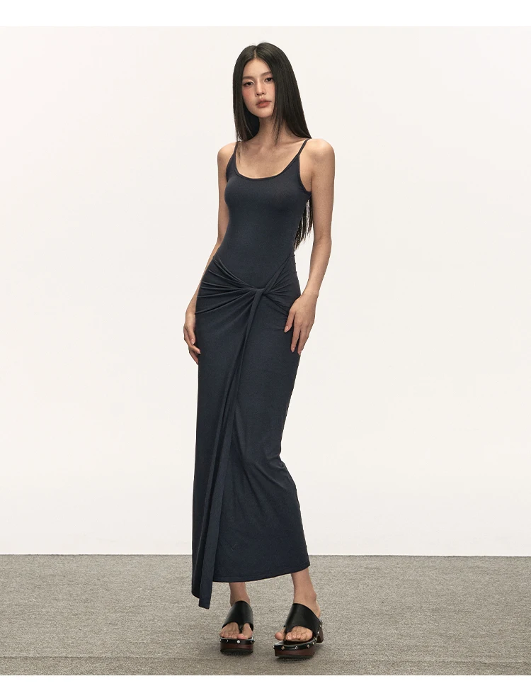 Abito longuette Bodycorn con vestibilità laterale e slite da donna