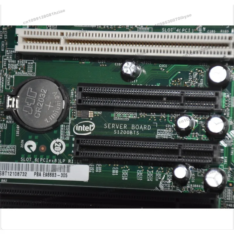 Suitable for Disassembly Intel/Intel S1200BTS Single-channel Server Main Board C202 Chipset 1155 Pins