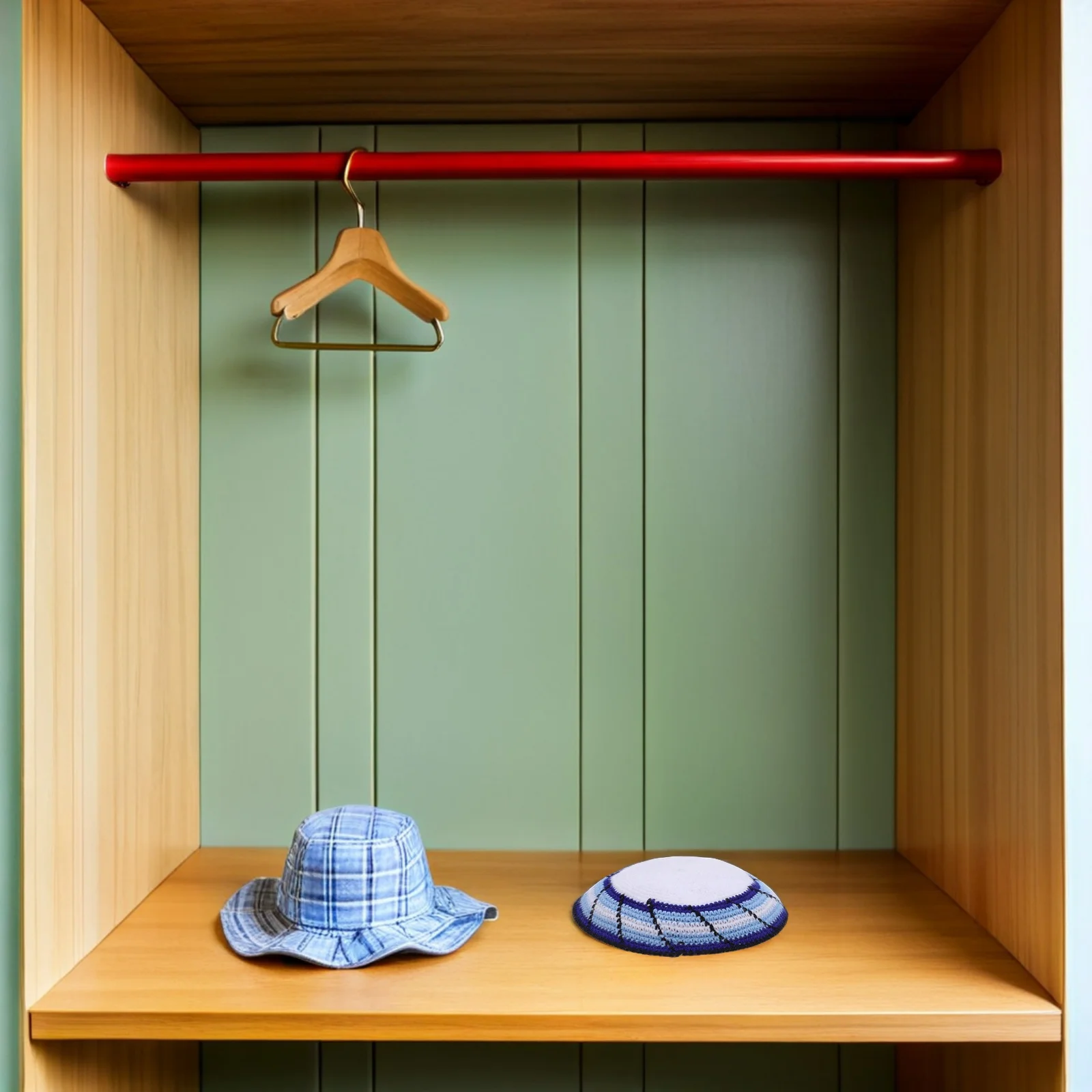 

Knitted Kippah Skullcap for Men Yemenite Style Hand Crafted Jewish Hat Lightweight Portable Comfortable Fit All Season Wear