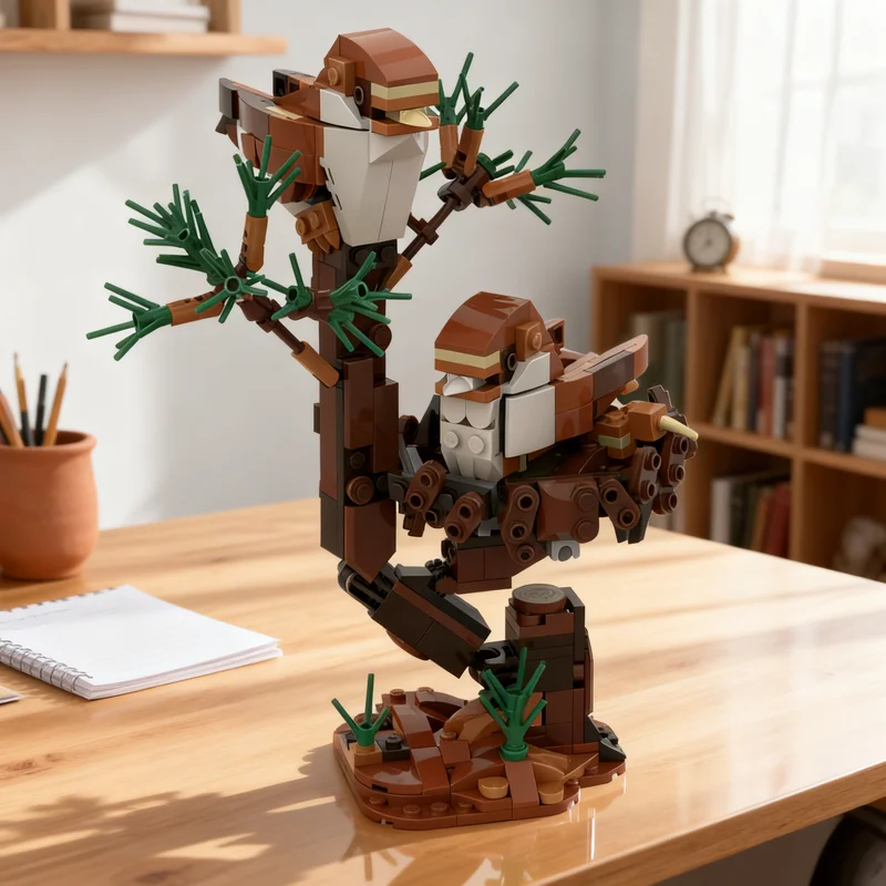 404 pièces MOC créateur 3 1 deux petits oiseaux modèle blocs de construction jouets Architecture cadeaux de noël idée éducation brique enfants