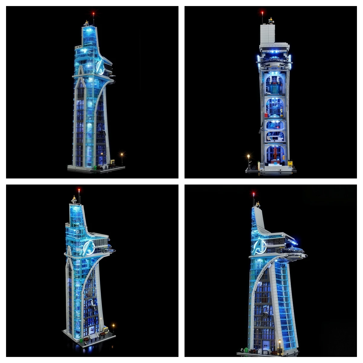 Decorative LED Lighting (No Model) For LEGO 76269 Marvel Avengers Tower Light Up your Building Blocks With Battery box - view 3