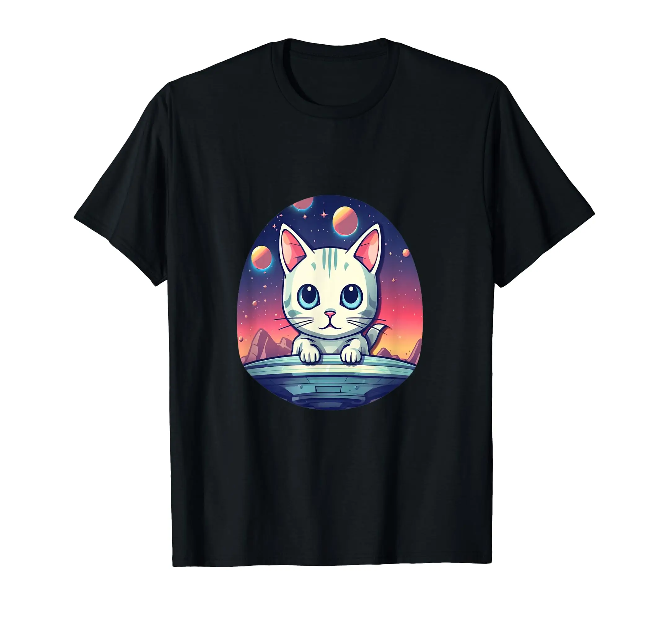 Cat Graphic With A Cute Kitty Animal Face For Pet Lovers T-Shirt