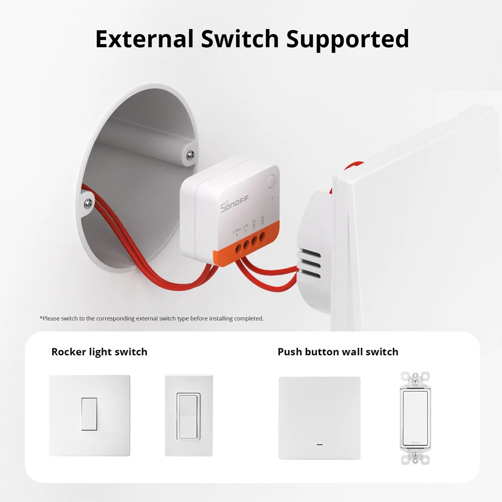 SONOFF ZBMINIL2 Extreme ZigBee Switch Нейтральный провод Не требуется Умный дом Двустороннее управление eWeLink Alexa Google Echo Zigbee Hubs