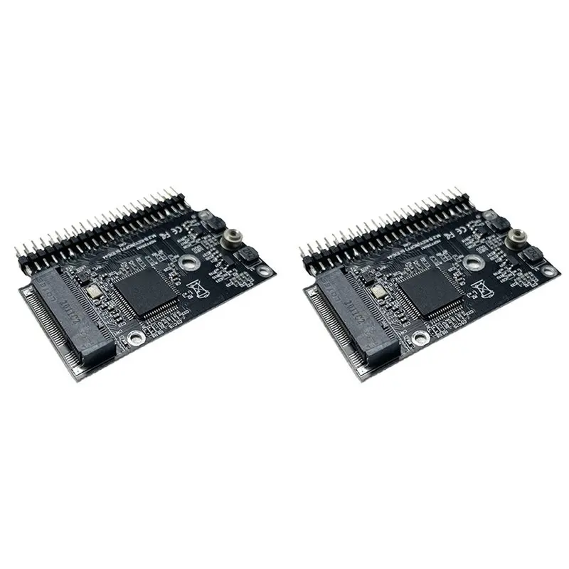 QWE-2X M.2 NGFF SATA SSD To 2.5Inch IDE 44Pin Adapter 150MB/S M.2 NGFF SATA SSD To 2.5 IDE SATA SSD Converter Adaptor