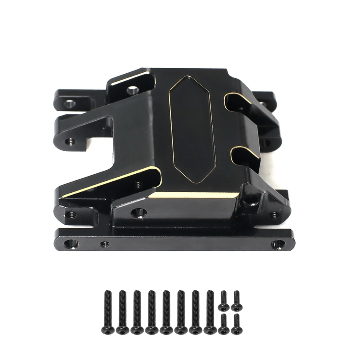 Brass Center Skidplate Gearbox Mount for Traxxas TRX4M TRX-4M 1/18 RC Crawler Car Upgrade Parts Accessories