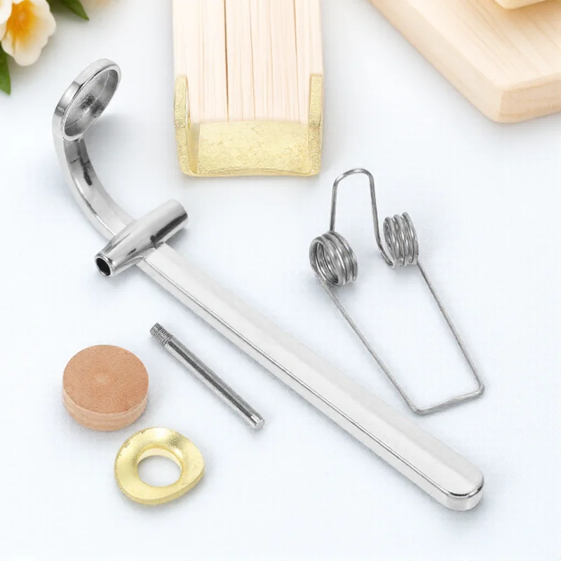 

1 set 1 Set Trombone Key Replacement Draining Valve Cork Pad Durable Easy Install Wind Instrument Accessories Valve