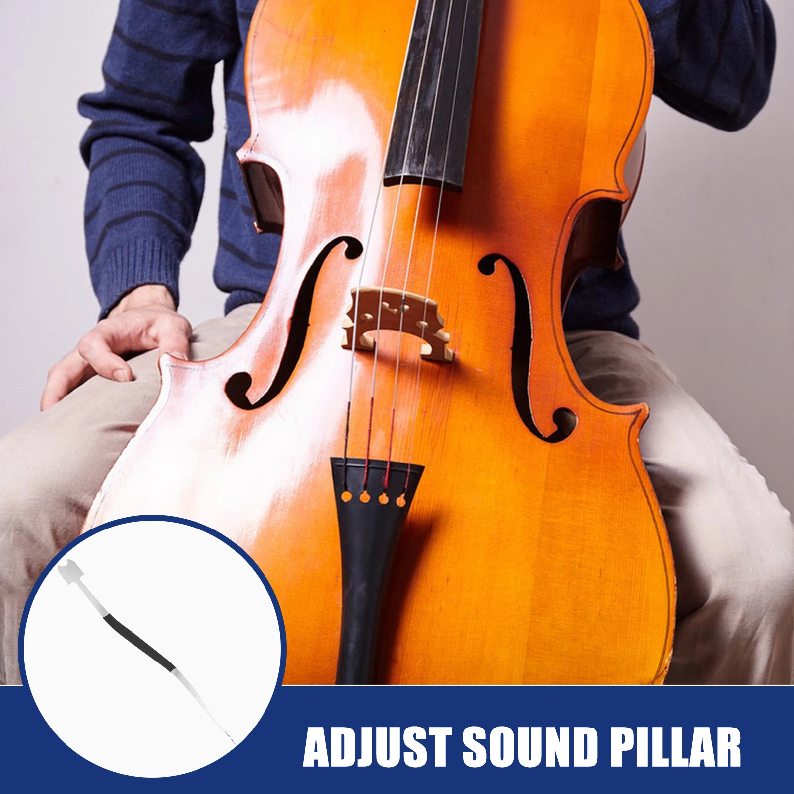 

Sound Column Hook Tool for Metal Durable Sound Post Setter Repair Parts Cello Repairing Maintenance Musical Instrument