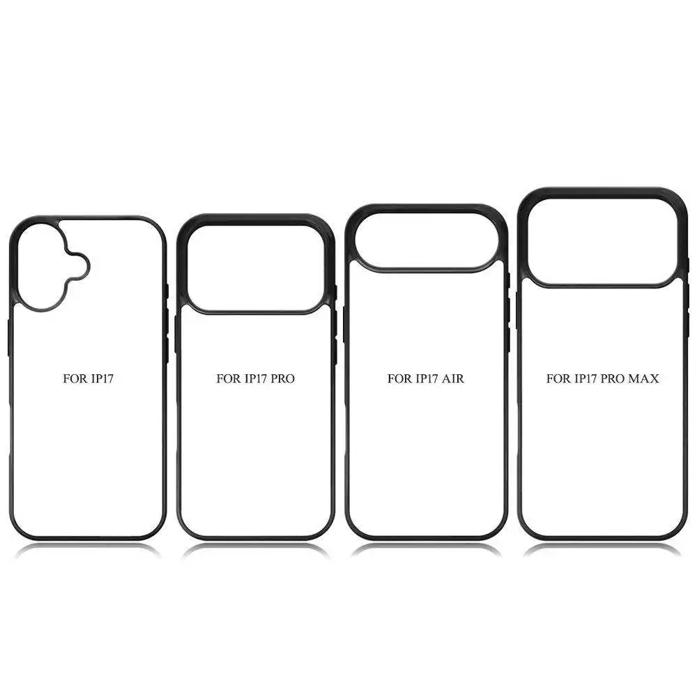 100 pcs Casing HP Sublimasi Kosong Grosir, Kompatibel dengan iPhone 17 Pro, Casing Karet Lembut 16 15 14 promax
