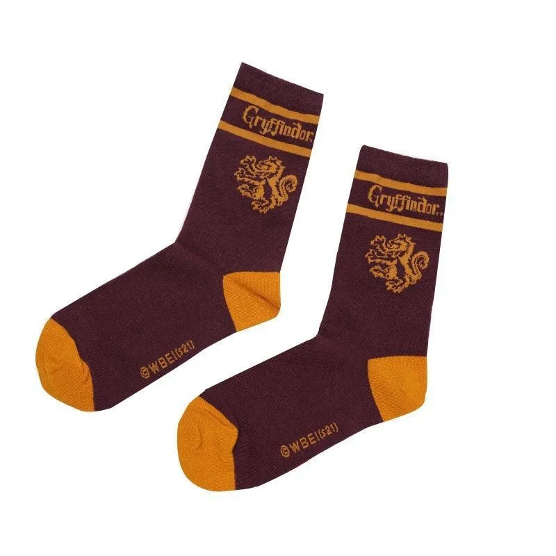 Cotton Socks Harries Potter Movie Socks Short Magic School Student Sport Sock Plush Hermione Ron Malfoy Magic Academy Badge