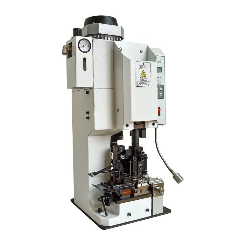 Continuous peeling and terminal machine Semi-automatic peeling and terminal machine Multi-core wire peeling and terminal machine