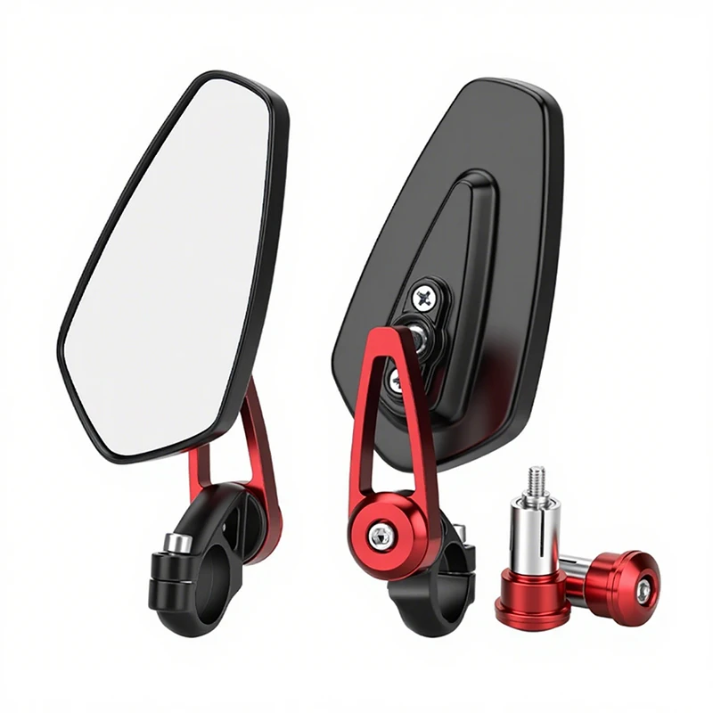 7/8" 22mm Motorcycle Rearview Mirror Handlebar Mirror Modified Inverted Rear Mirror Motorbike Accessories For Harley For Yamaha