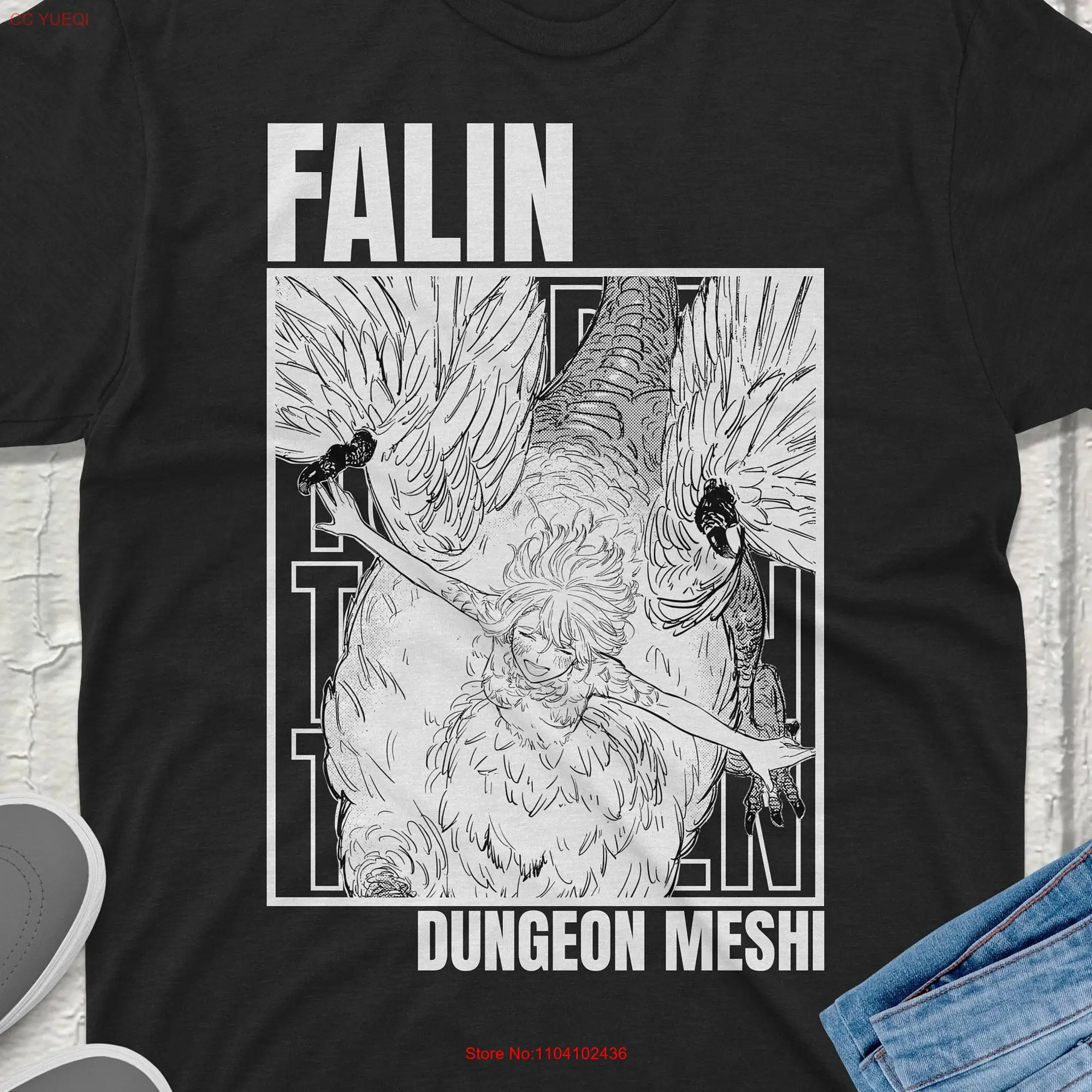 Falin Touden Dungeon Meshi Delicious in T Shirt Anime Vintage Streetwear Unique Design Perfect for Gamers Fans